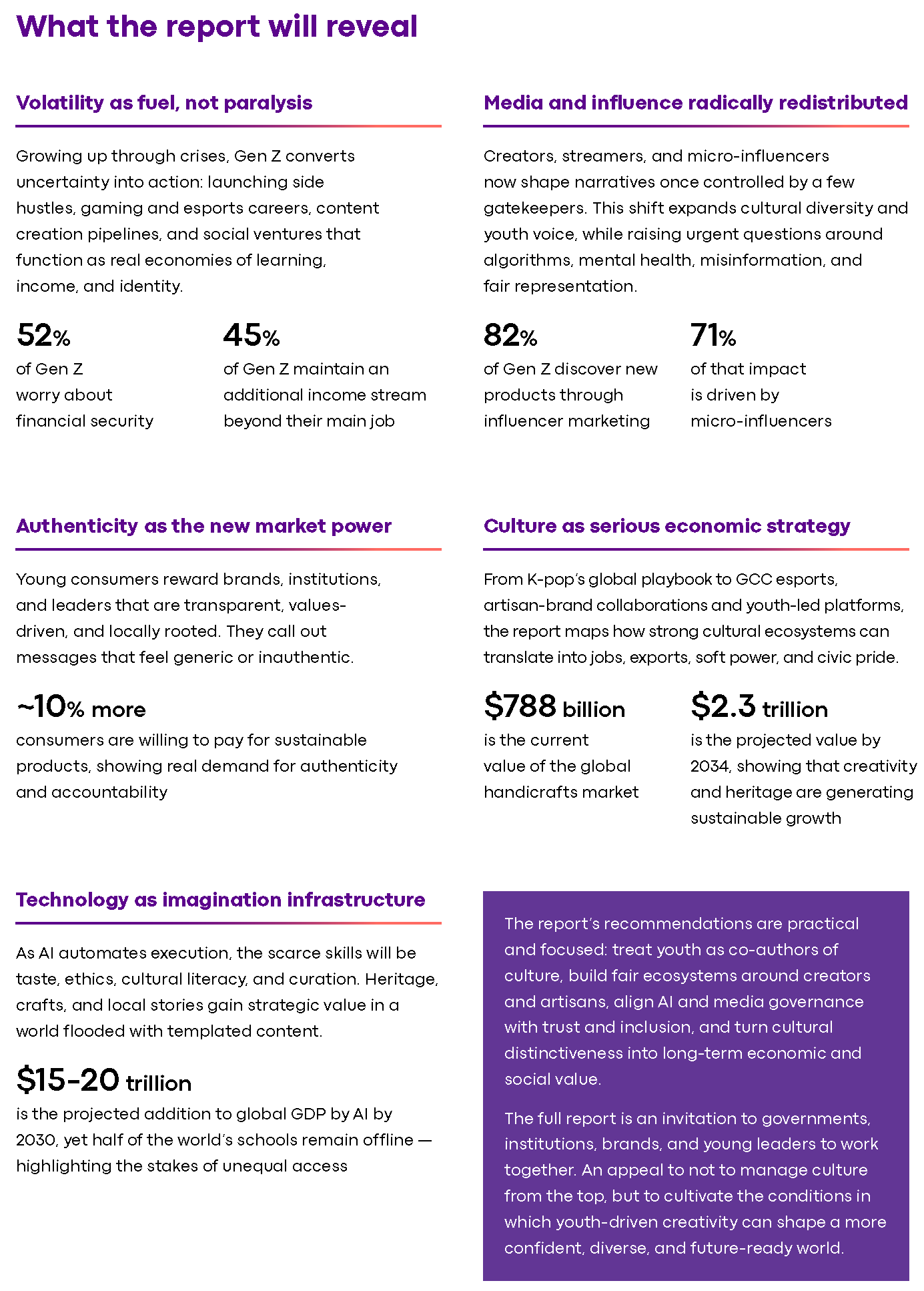 What the report will reveal